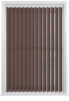 Roma, London Brown - Vertical Blind